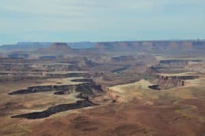 The view at Green River Overlook in Canyonlands National Park, Utah