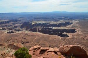 Grand View Point Overlook at Canyonlands National Park in Utah