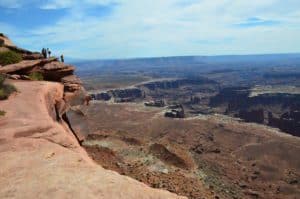 White Rim Canyon on the Grand View Point Trail in Canyonlands National Park in Utah
