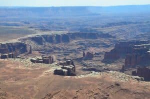 Monument Basin on the Grand View Point Trail in Canyonlands National Park in Utah