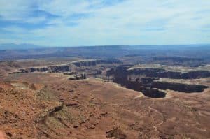 White Rim Canyon on the Grand View Point Trail in Canyonlands National Park in Utah