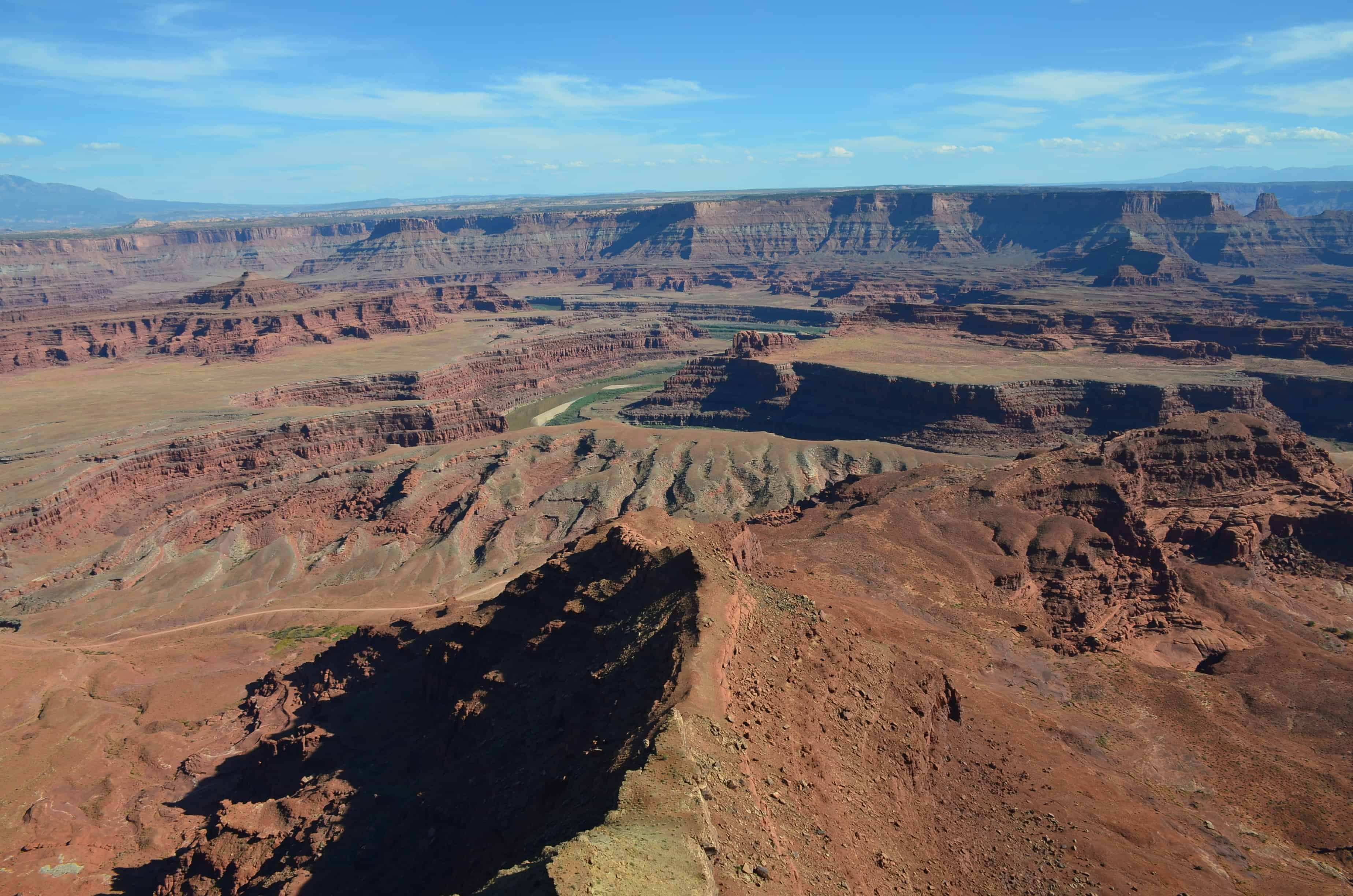 Looking southeast at Dead Horse Point at Dead Horse Point State Park in Utah