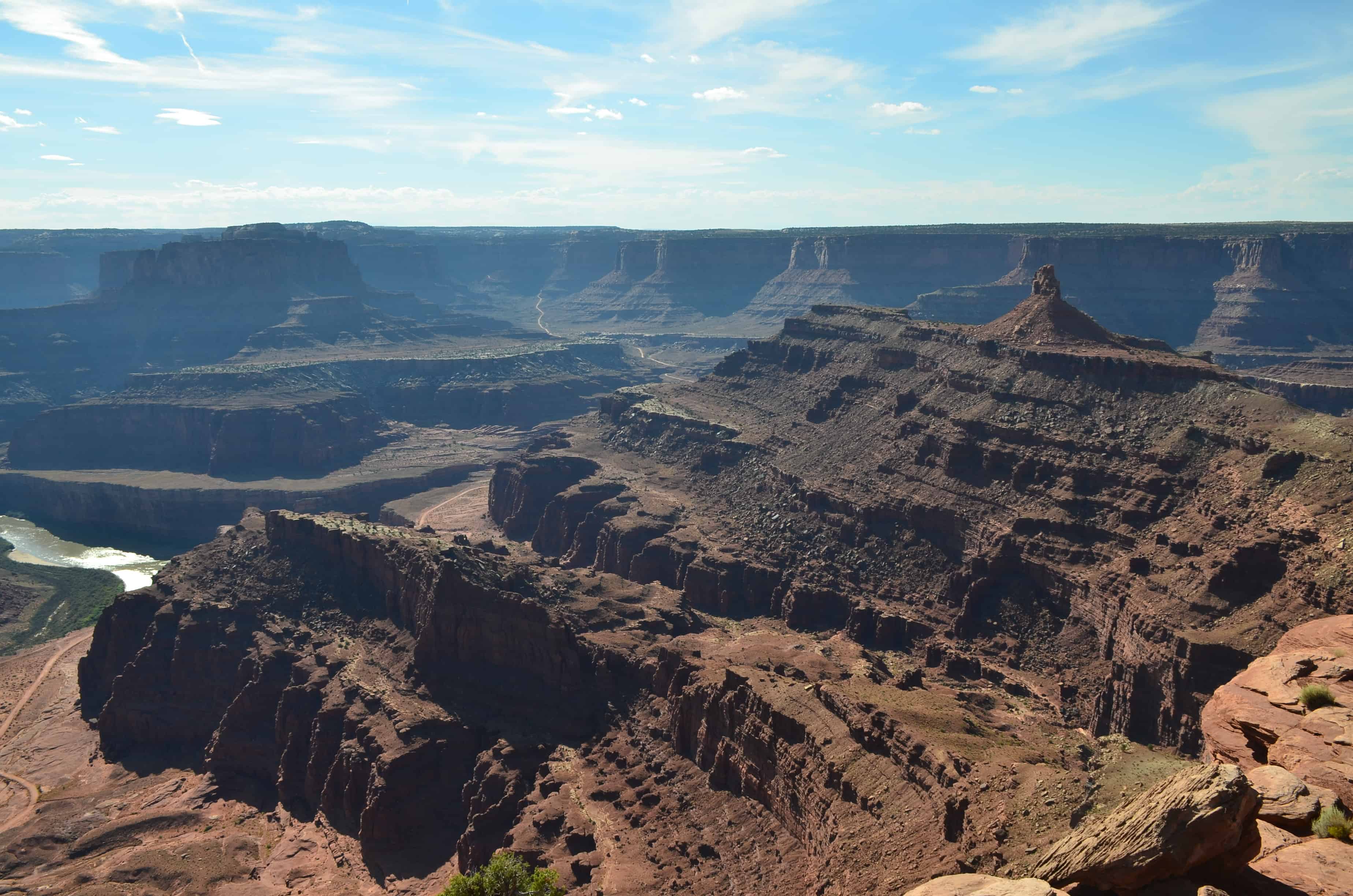 Looking southwest at Dead Horse Point at Dead Horse Point State Park in Utah
