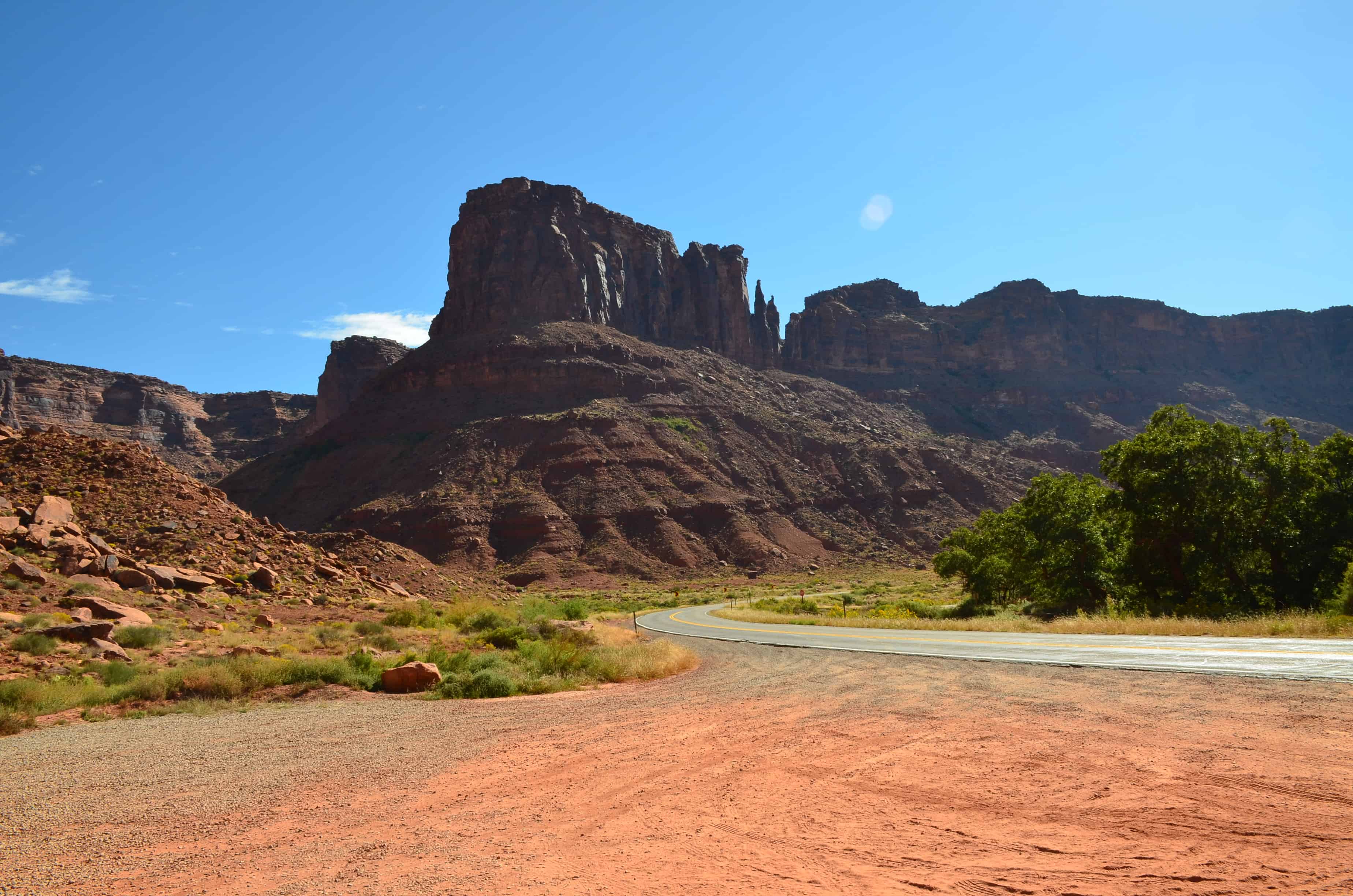 Big Bend Campground along the Upper Colorado River Scenic Byway near Moab, Utah