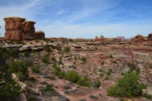 Big Spring Canyon Overlook at the Needles district in Canyonlands National Park, Utah