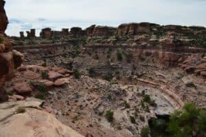 Big Spring Canyon Overlook at the Needles district in Canyonlands National Park, Utah