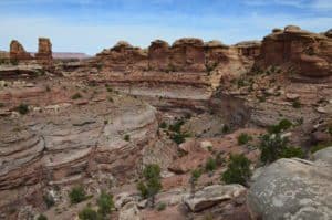 Big Spring Canyon Overlook at the Needles district in Canyonlands National Park, Utah