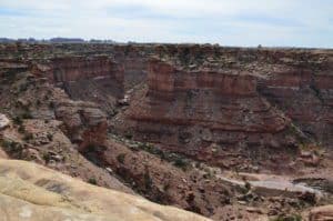 Big Spring Canyon on the Slickrock Foot Trail at Canyonlands National Park in Utah