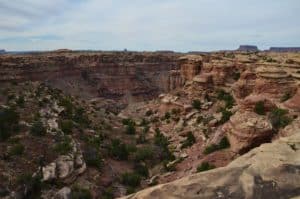 Big Spring Canyon on the Slickrock Foot Trail at Canyonlands National Park in Utah