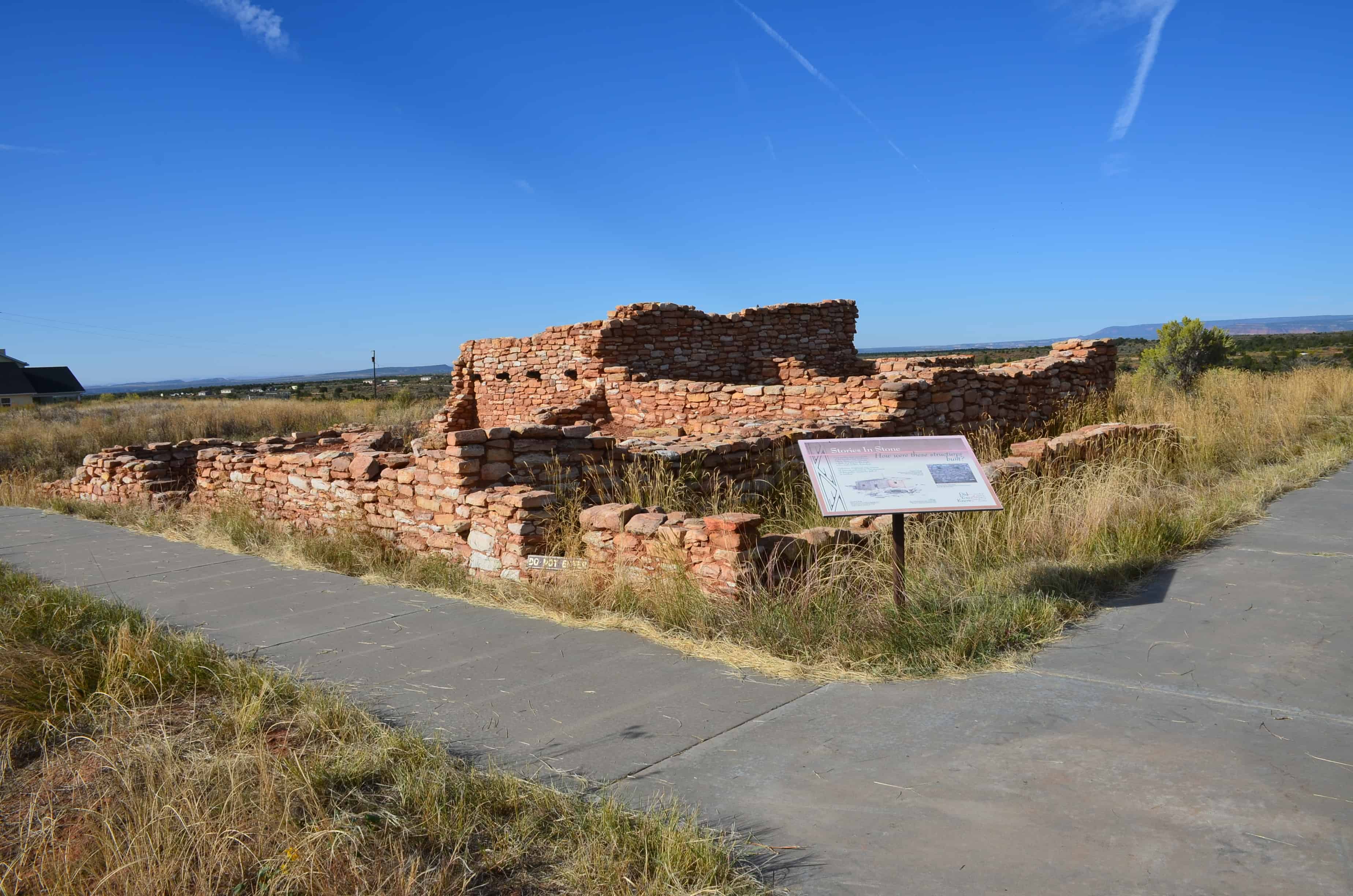 Archaeological site at Edge of the Cedars State Park Museum in Blanding, Utah