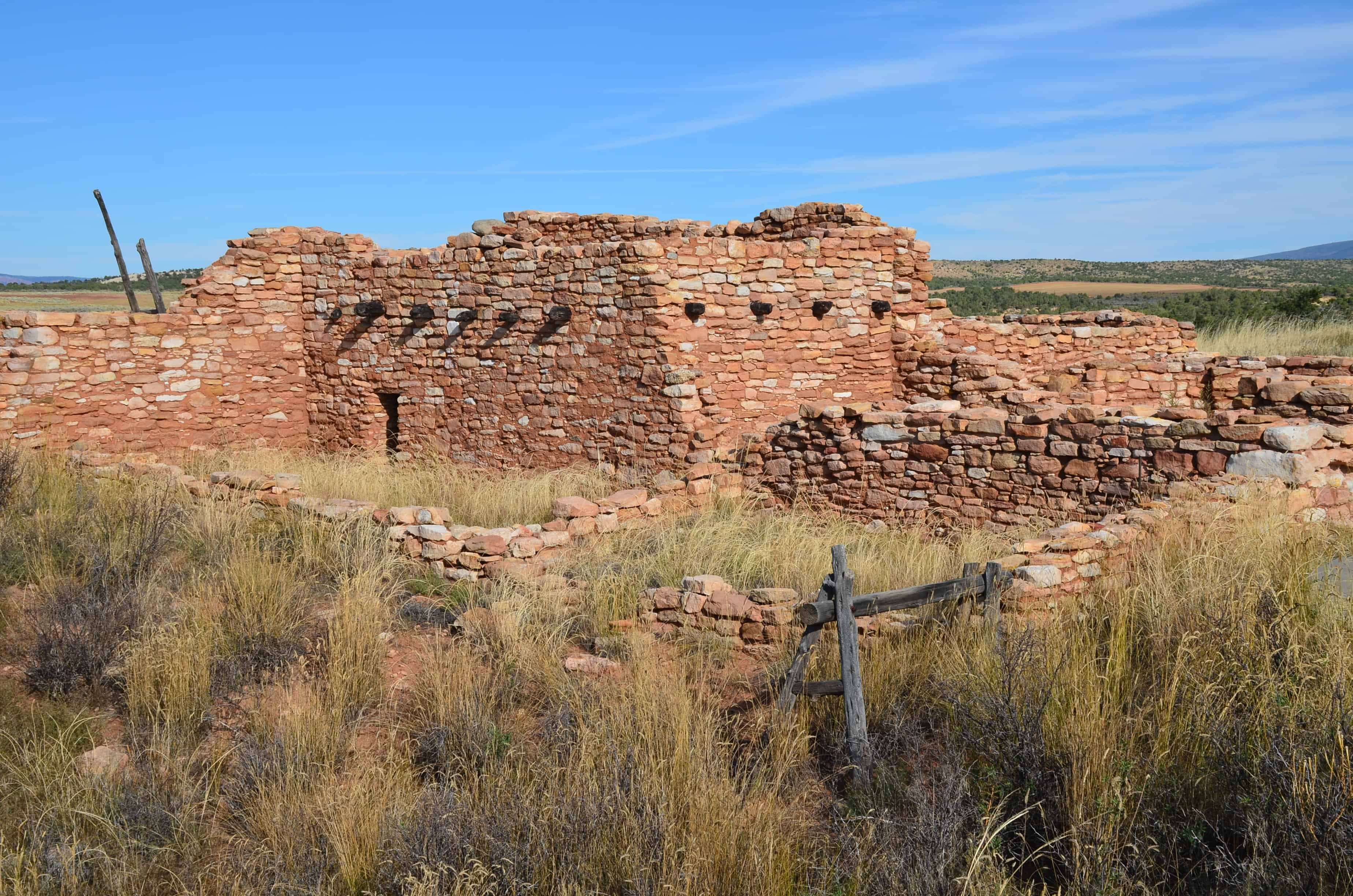 Archaeological site at Edge of the Cedars State Park Museum in Blanding, Utah