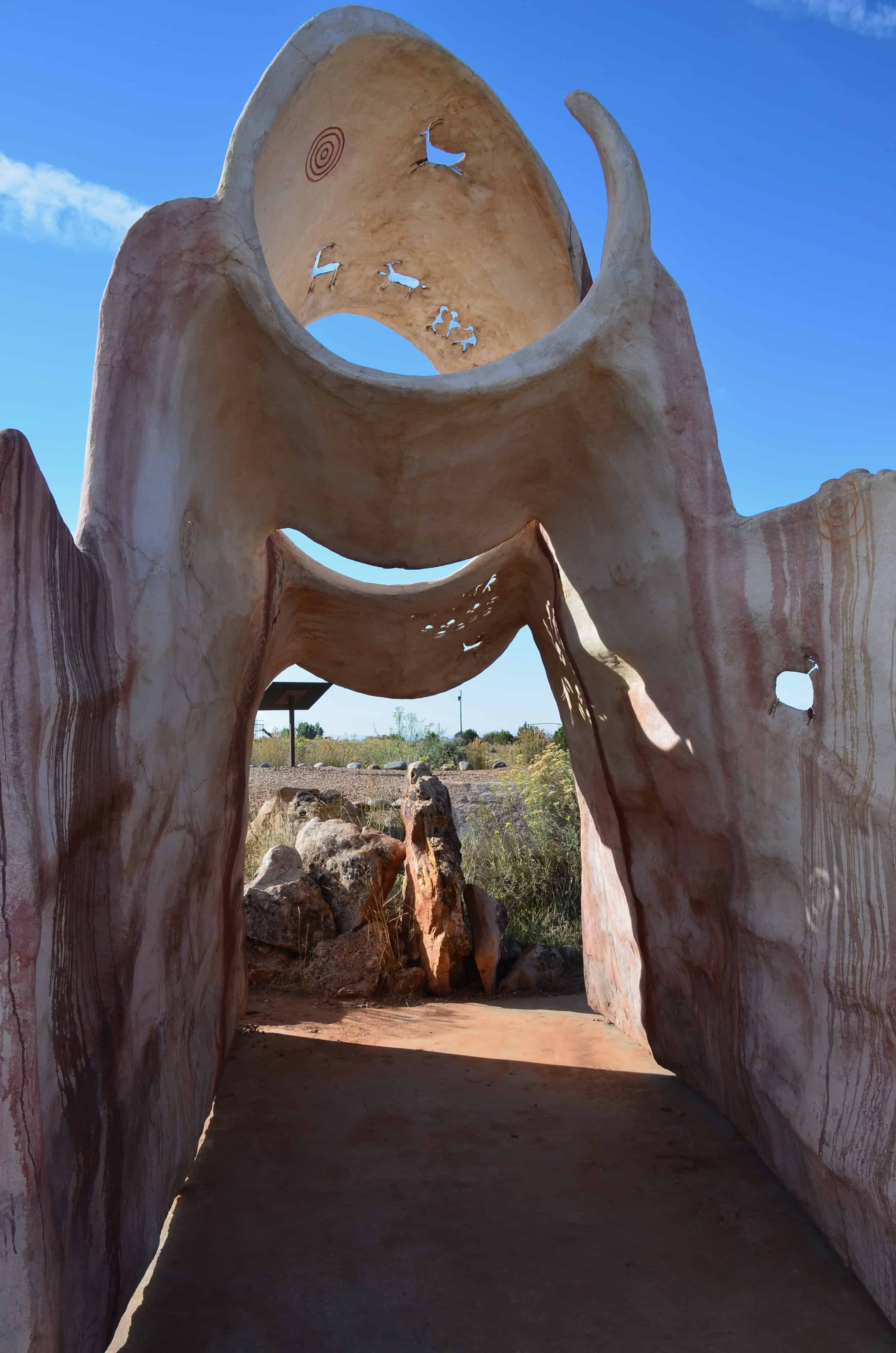 Sculpture at Edge of the Cedars State Park Museum in Blanding, Utah