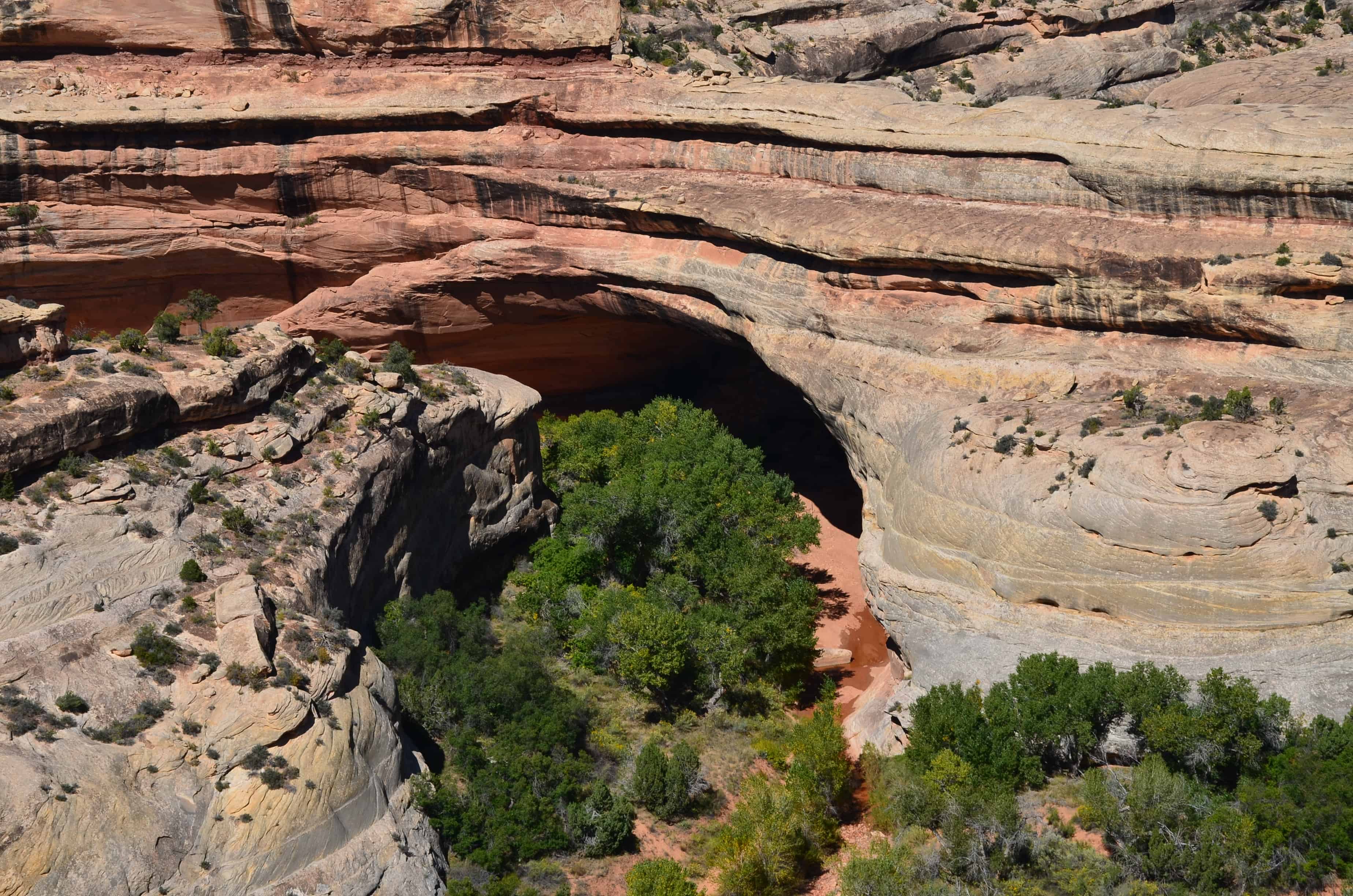 Kachina Bridge at Natural Bridges National Monument in Utah