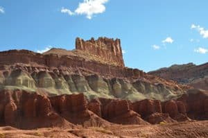 The Castle at Capitol Reef National Park in Utah