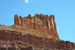The Castle at Capitol Reef National Park in Utah