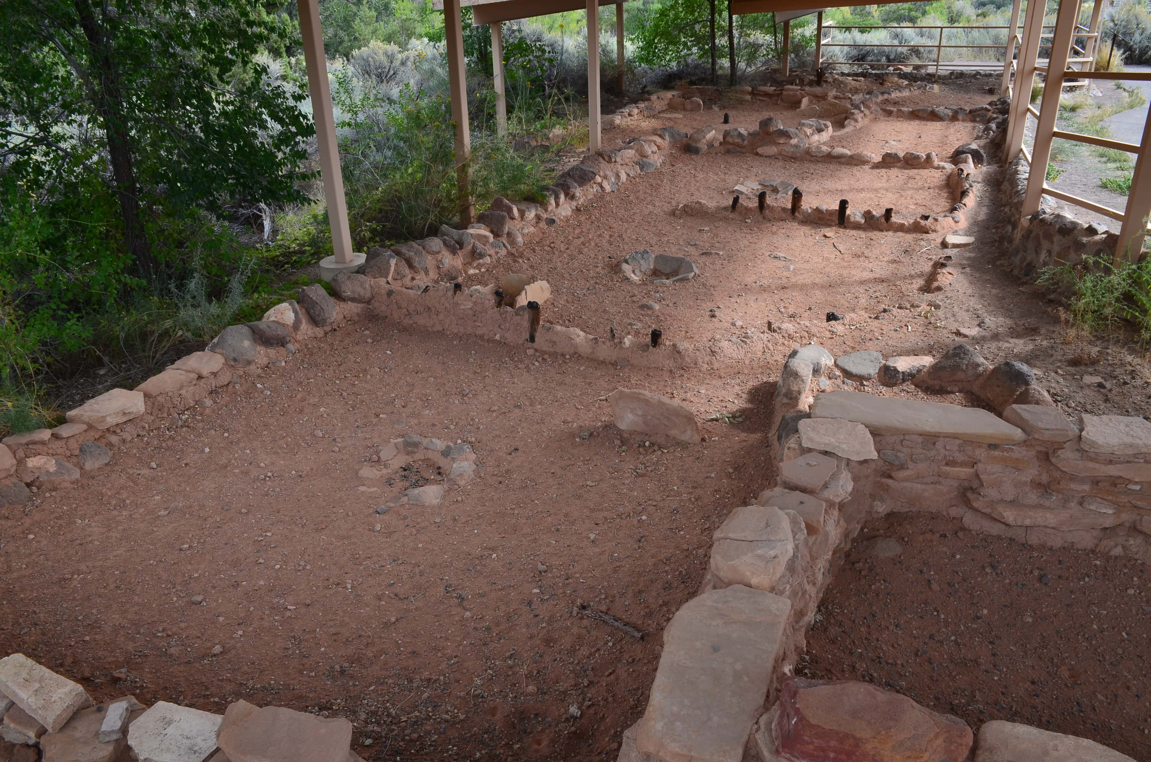 Archaeological site at Anasazi State Park Museum in Boulder, Utah