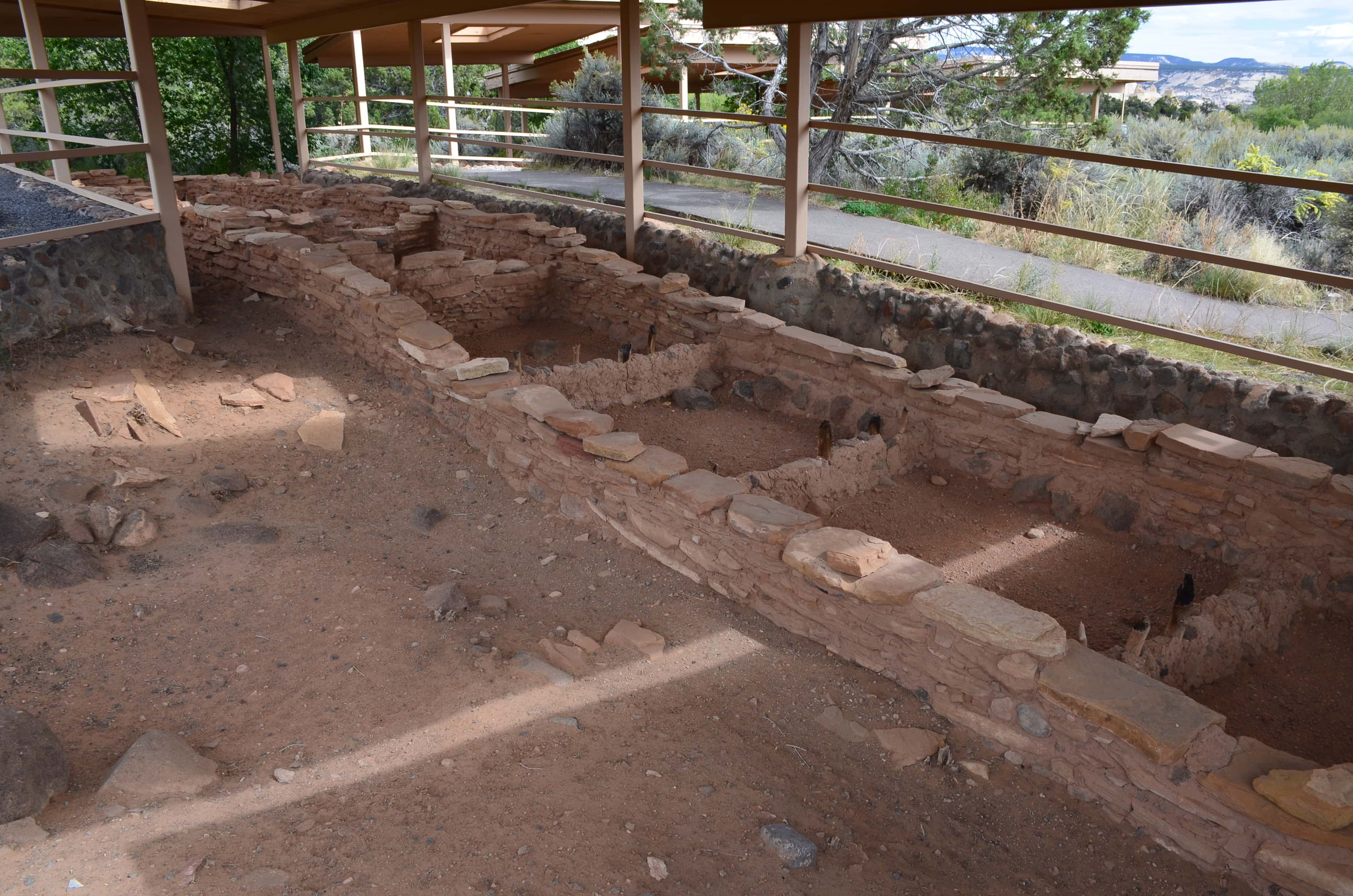 Archaeological site at Anasazi State Park Museum in Boulder, Utah