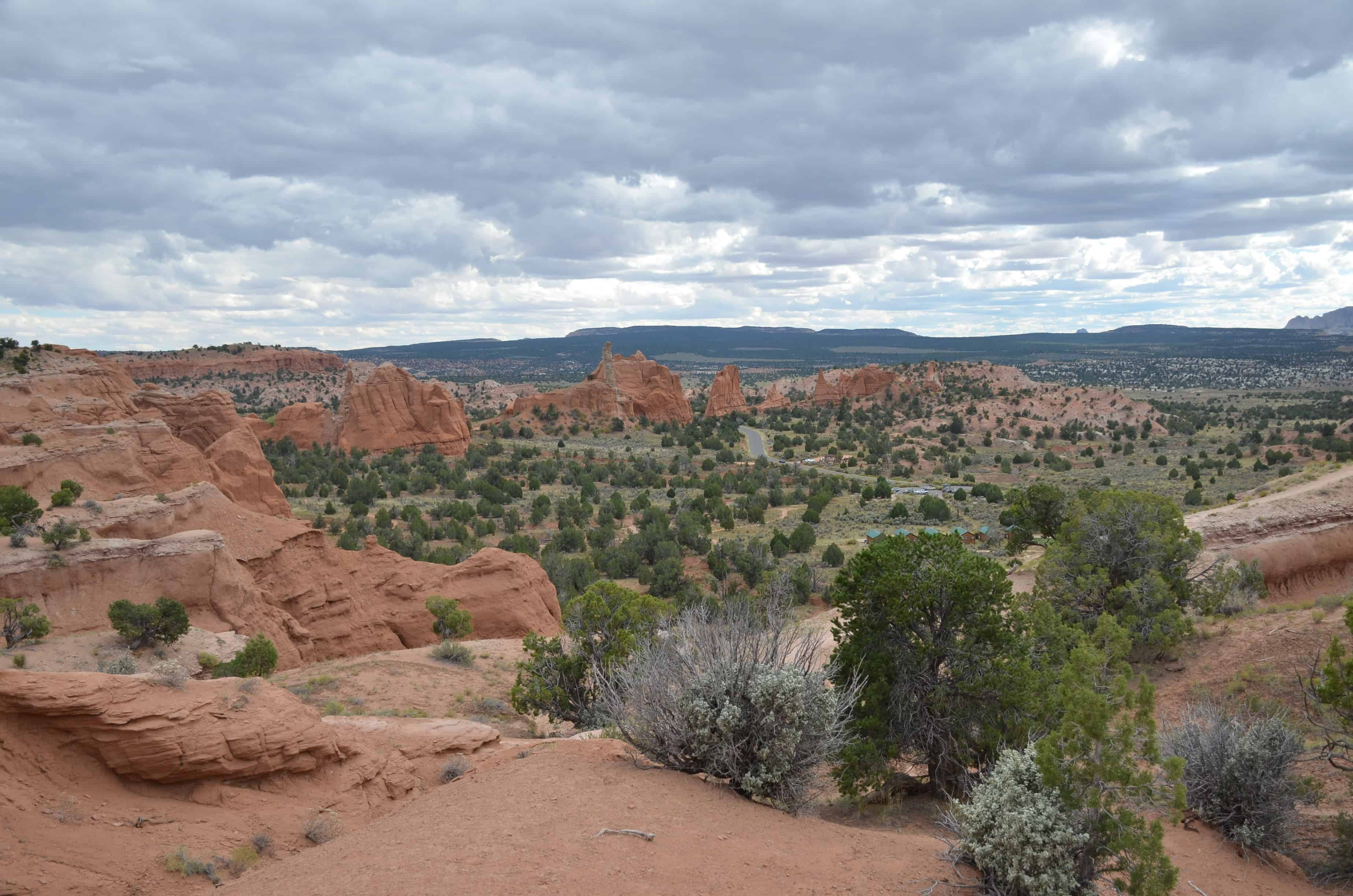 View from Angel's Palace Trail at Kodachrome Basin State Park in Utah