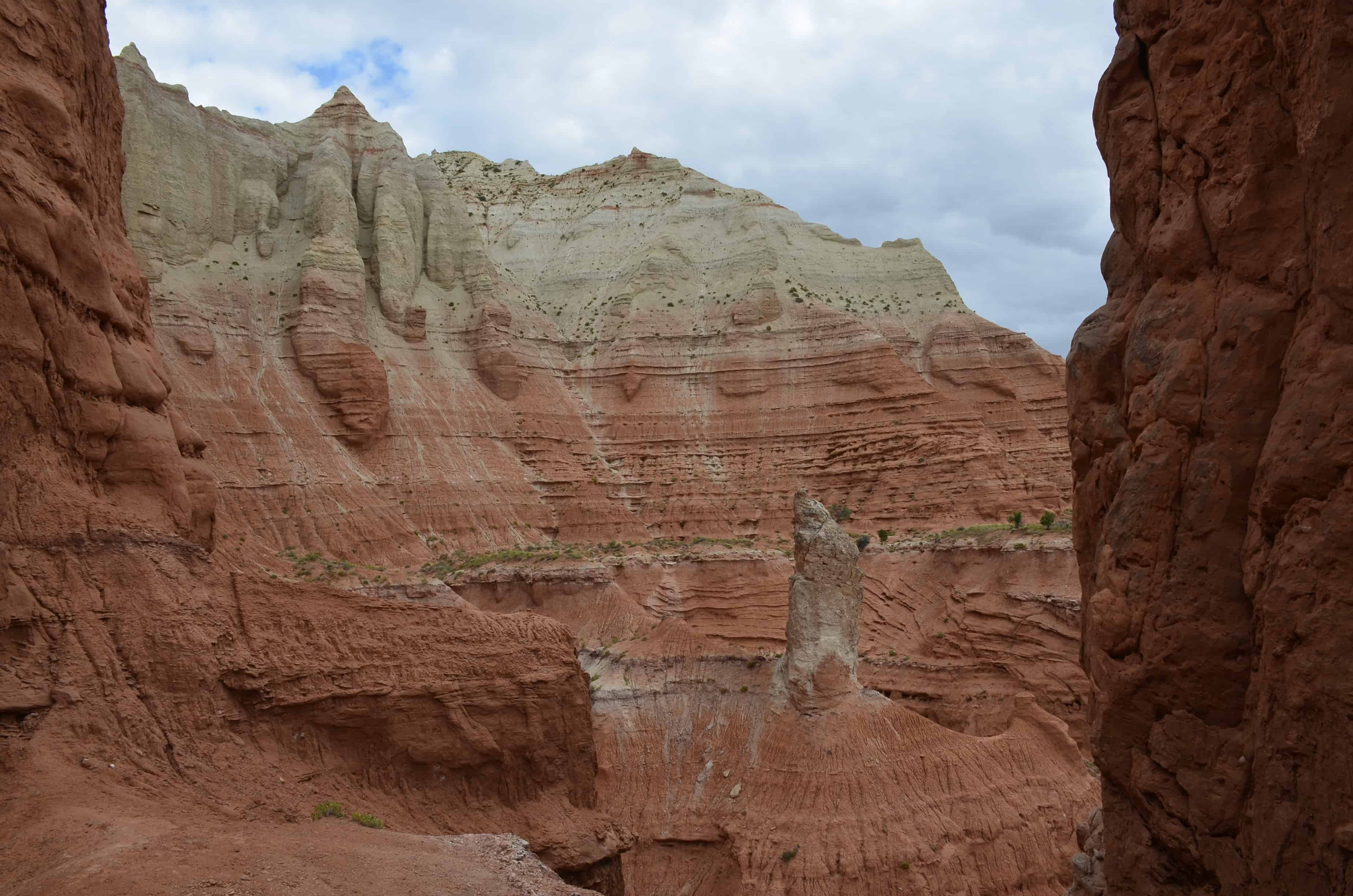 Box canyon along Angel's Palace Trail at Kodachrome Basin State Park in Utah