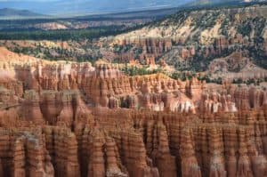 Bryce Amphitheater at Inspiration Point at Bryce Canyon National Park in Utah