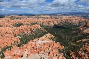 Bryce Amphitheater at Bryce Point at Bryce Canyon National Park in Utah