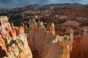 Starting the trail at Sunrise Point on the Queens Garden Trail at Bryce Canyon National Park in Utah