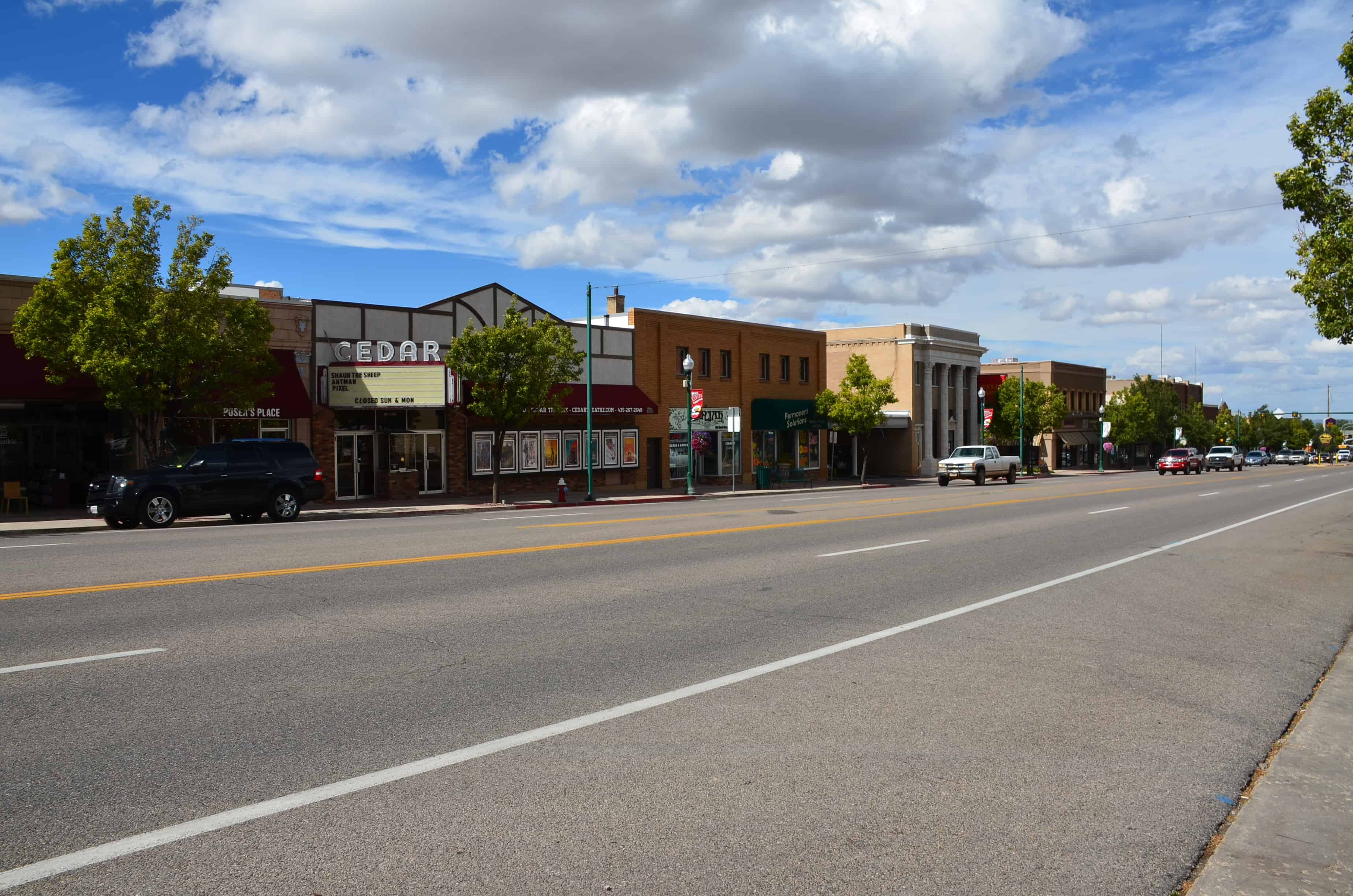 Main Street in Cedar City, Utah