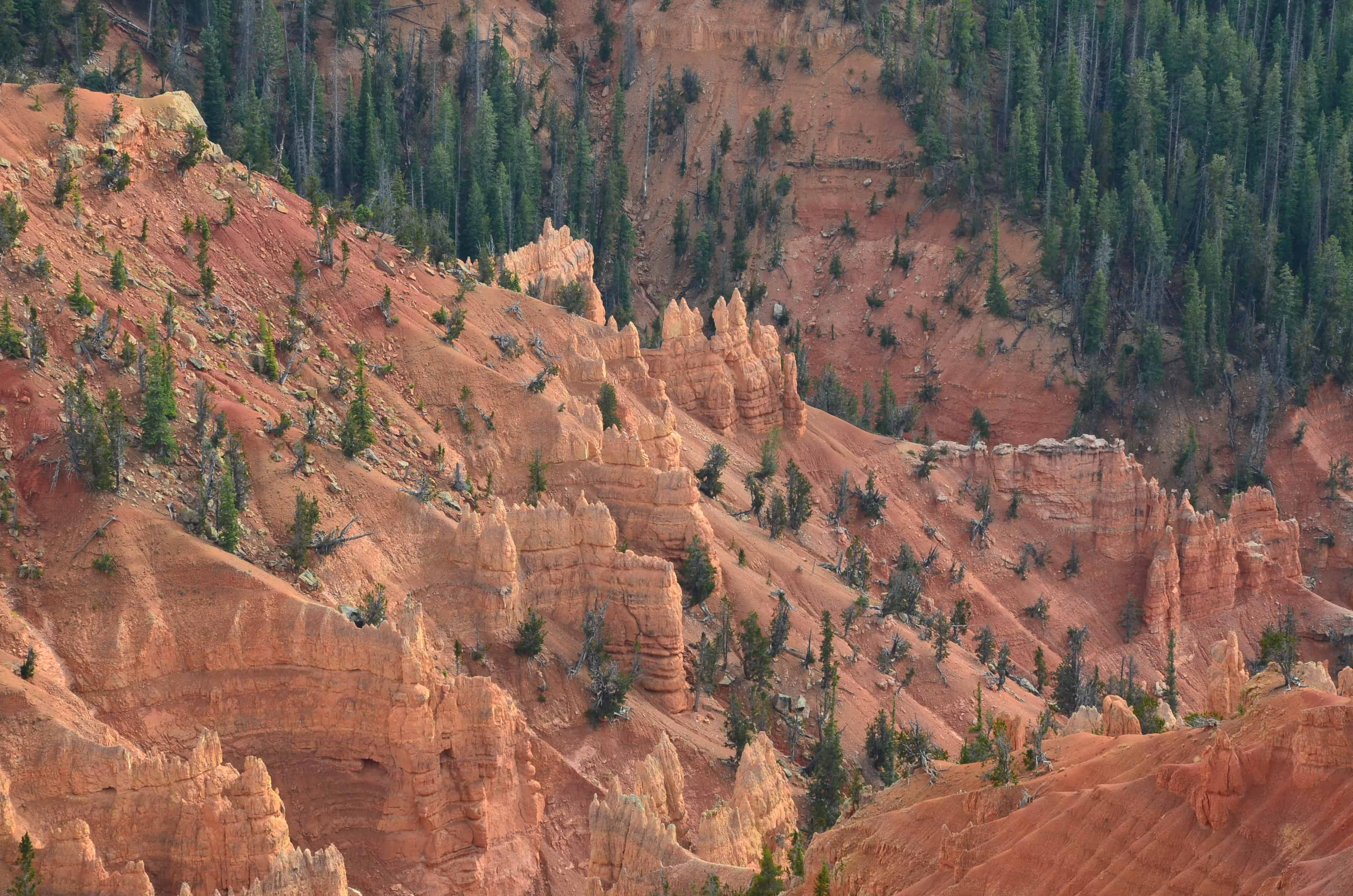 The amphitheater from North View at Cedar Breaks National Monument in Utah