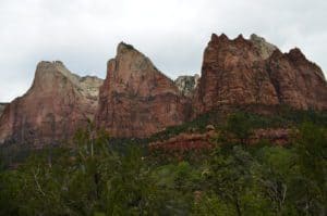 Court of the Patriarchs at Zion National Park in Utah