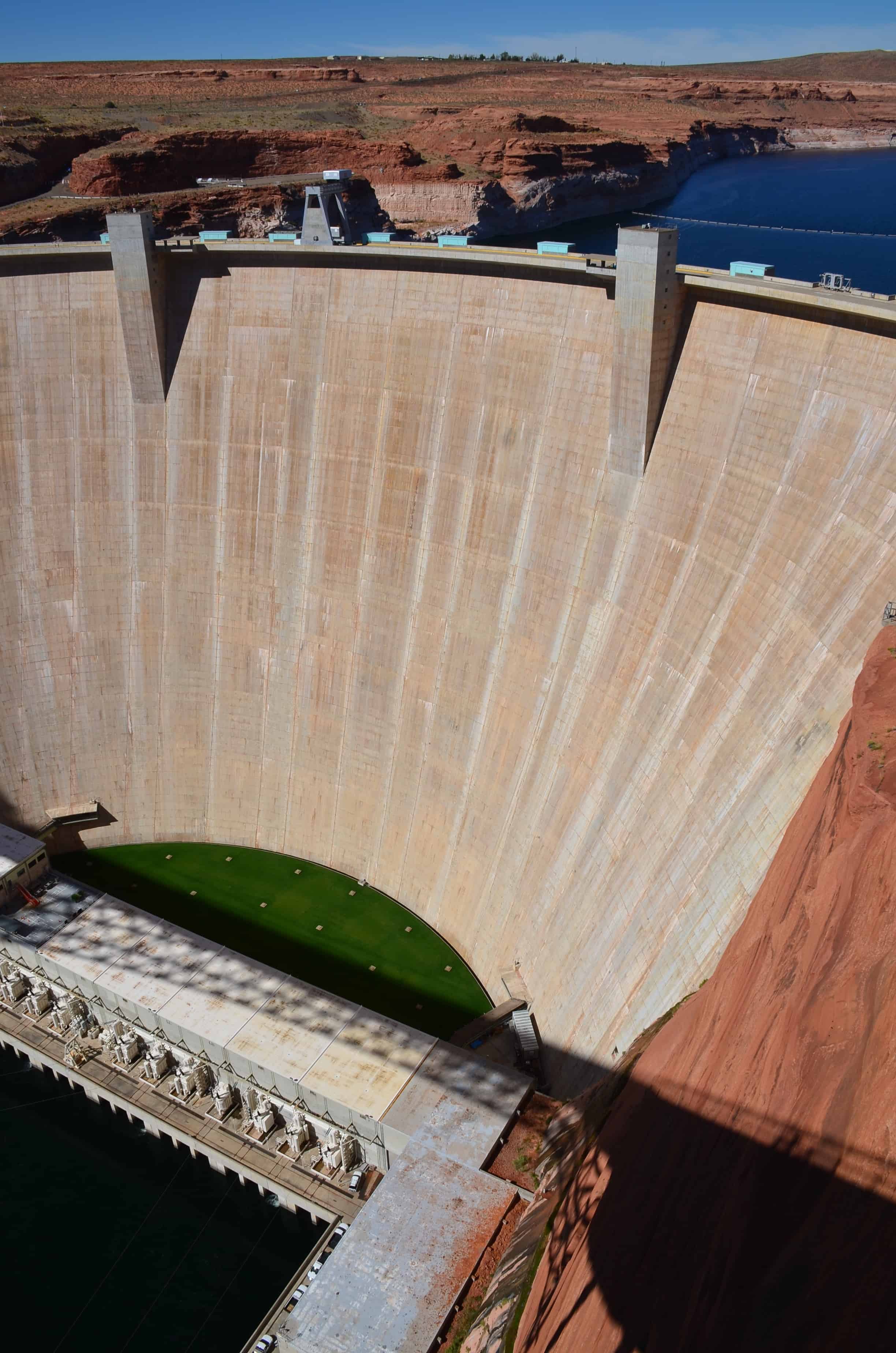 Glen Canyon Dam at Glen Canyon National Recreation Area in Arizona