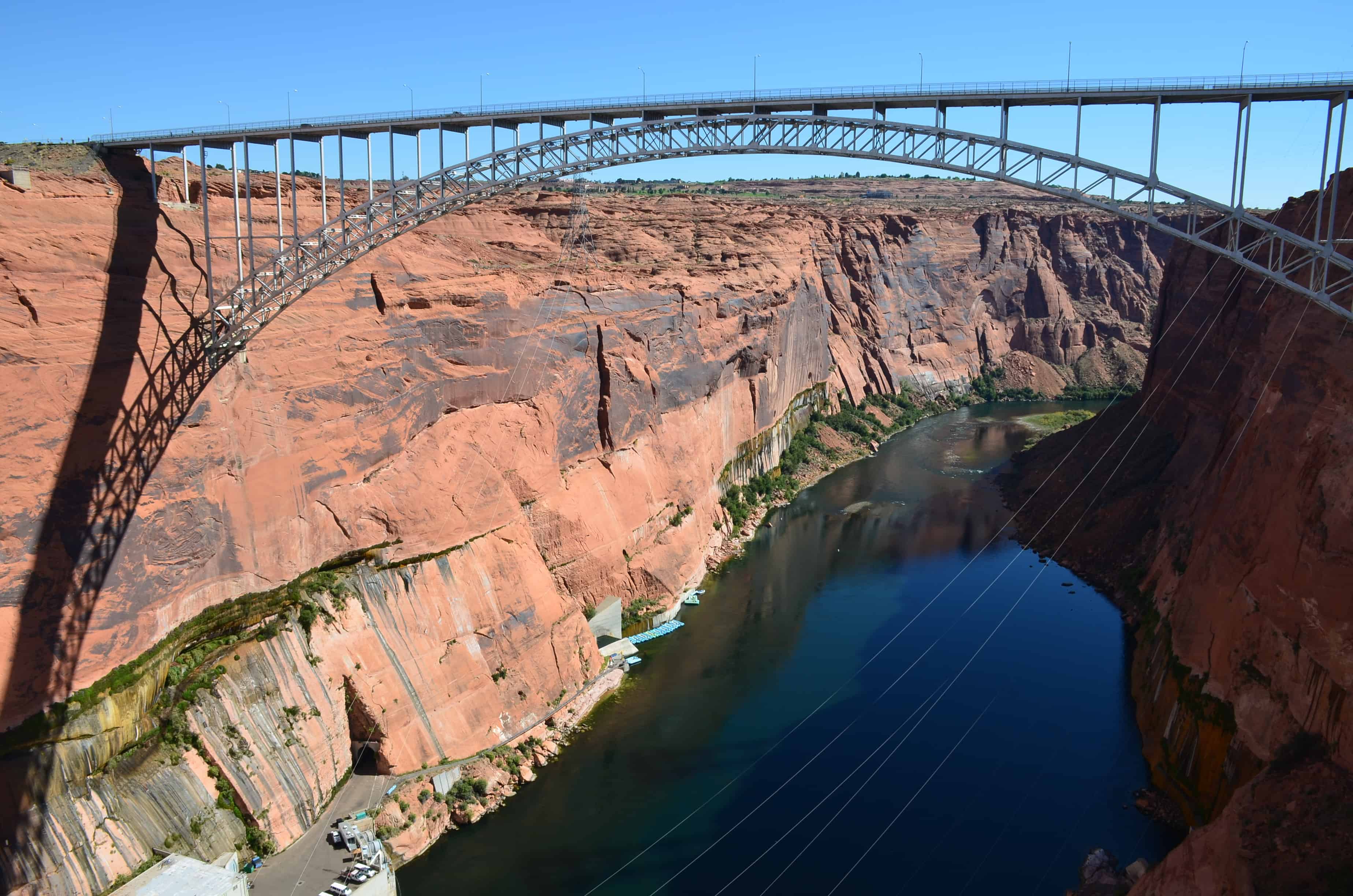 The bridge and the Colorado River