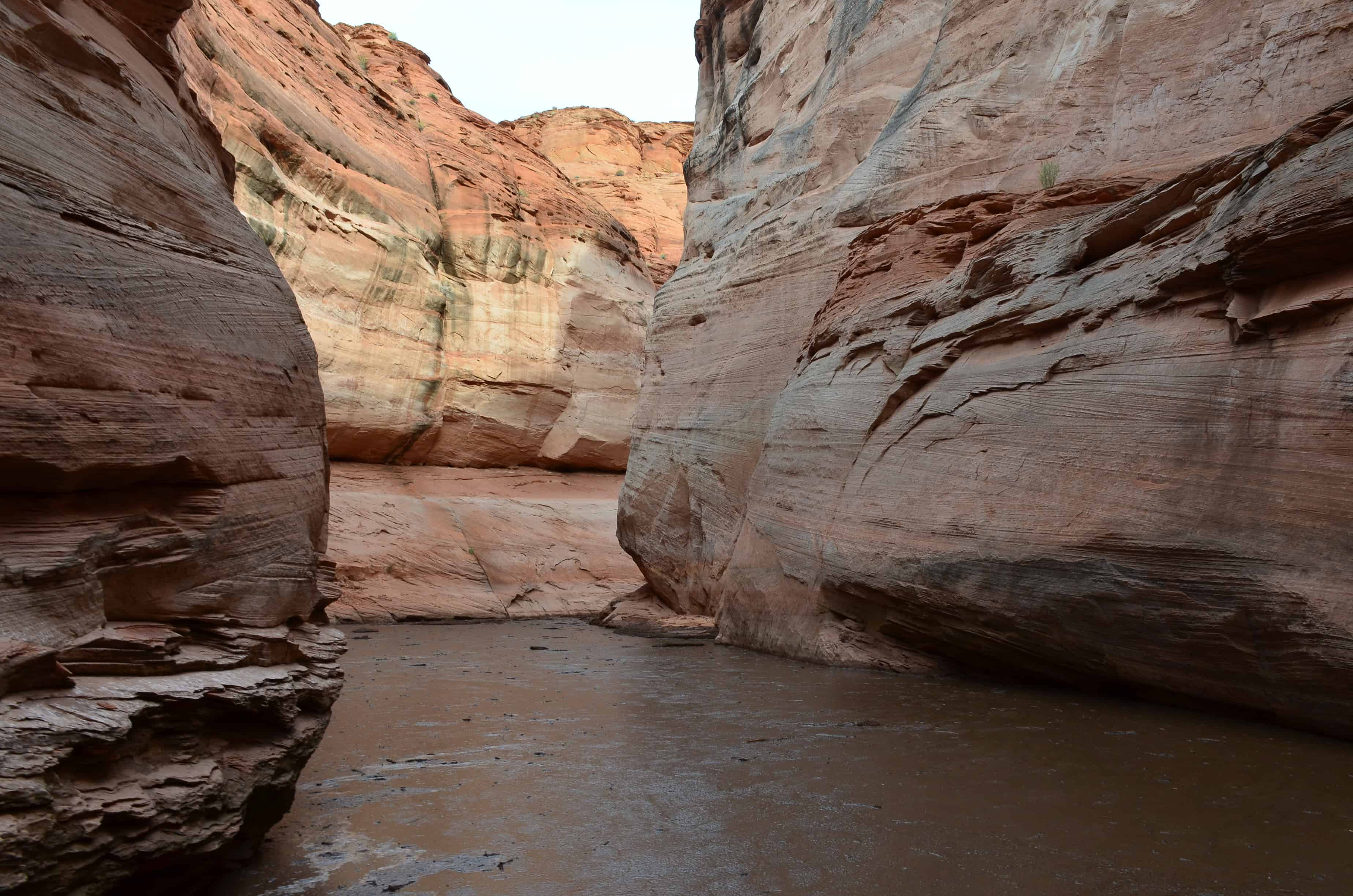 That's as far as we could go at Antelope Canyon on Lake Powell at Glen Canyon National Recreation Area in Arizona