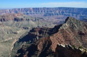 View from Angels Window at Cape Royal at Grand Canyon National Park in Arizona