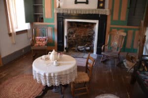 Parlor at Winsor Castle at Pipe Spring National Monument in Utah