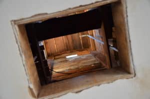 Watch tower at Winsor Castle at Pipe Spring National Monument in Utah