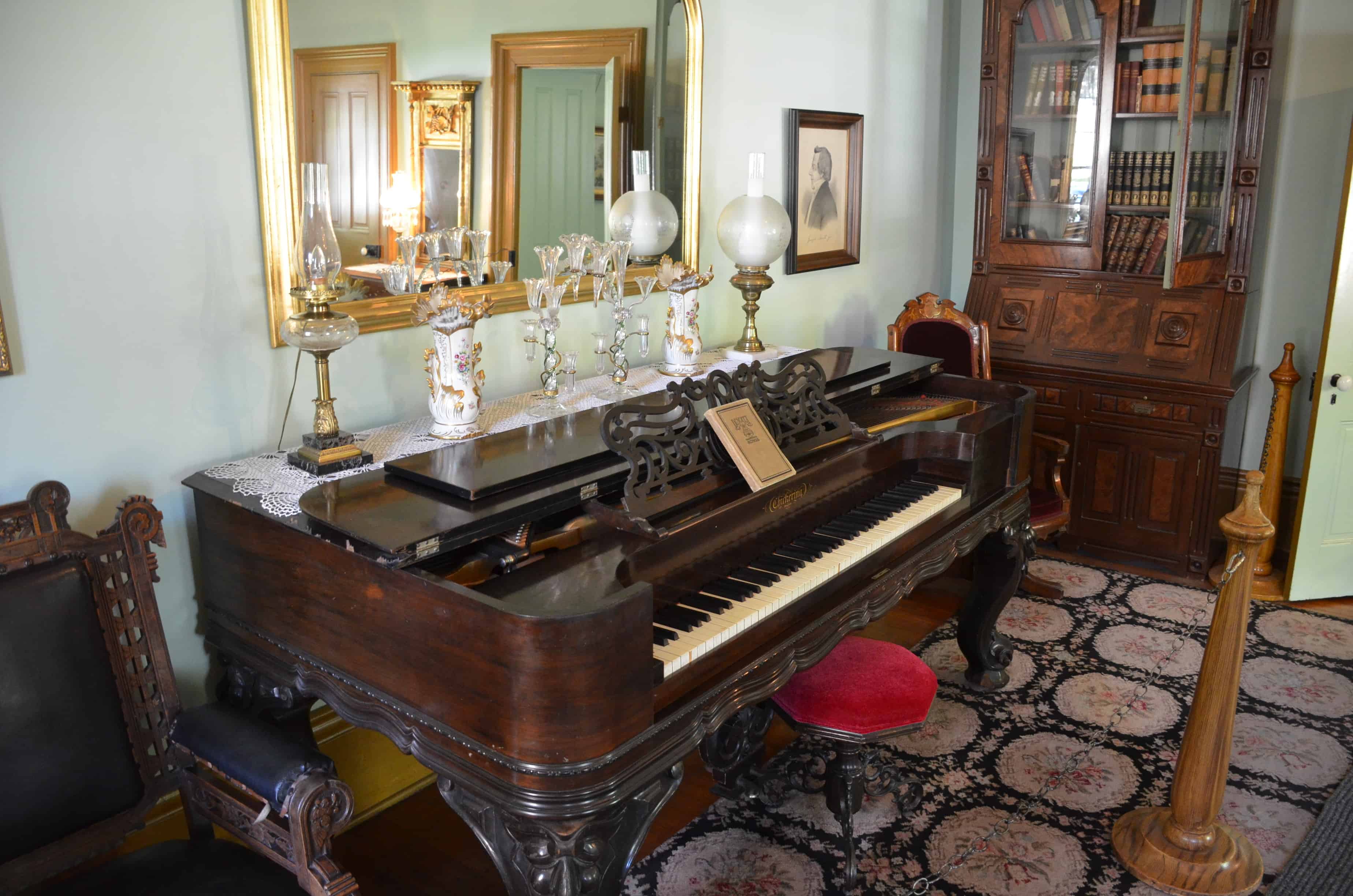 Piano at the Brigham Young Winter Home in St. George, Utah