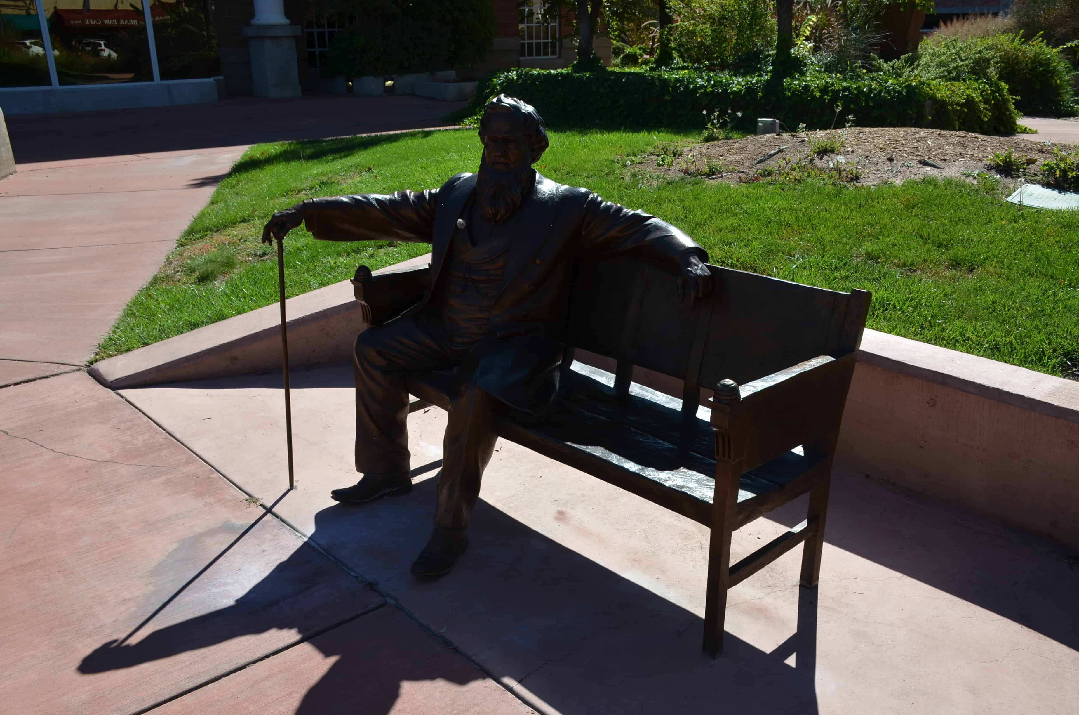Brigham Young statue in St. George, Utah