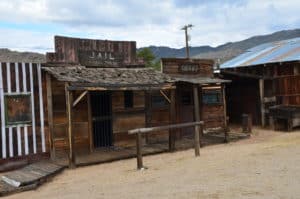 Jail and sheriff's office at Cyanide Springs in Chloride, Arizona