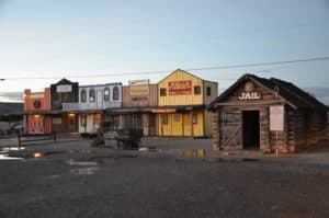 Replica Wild West village in Seligman, Arizona