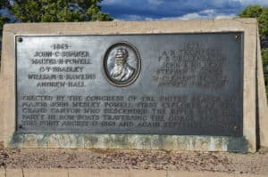 Powell monument at Powell Point at Grand Canyon National Park in Arizona