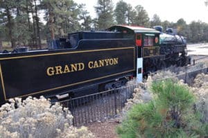 Grand Canyon Railroad at Grand Canyon Village, Grand Canyon National Park in Arizona