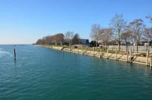 Southern side of the island on Mazzorbo, Italy