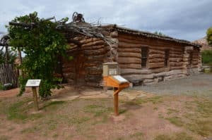 Meeting House at Bluff Fort in Bluff, Utah