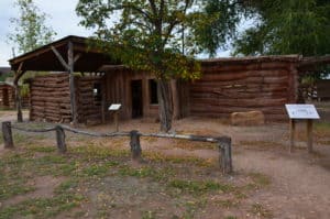 Joseph Barton Cabin at Bluff Fort in Bluff, Utah