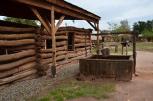 Joseph Barton Cabin at Bluff Fort in Bluff, Utah