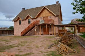 Visitor center at Bluff Fort in Bluff, Utah