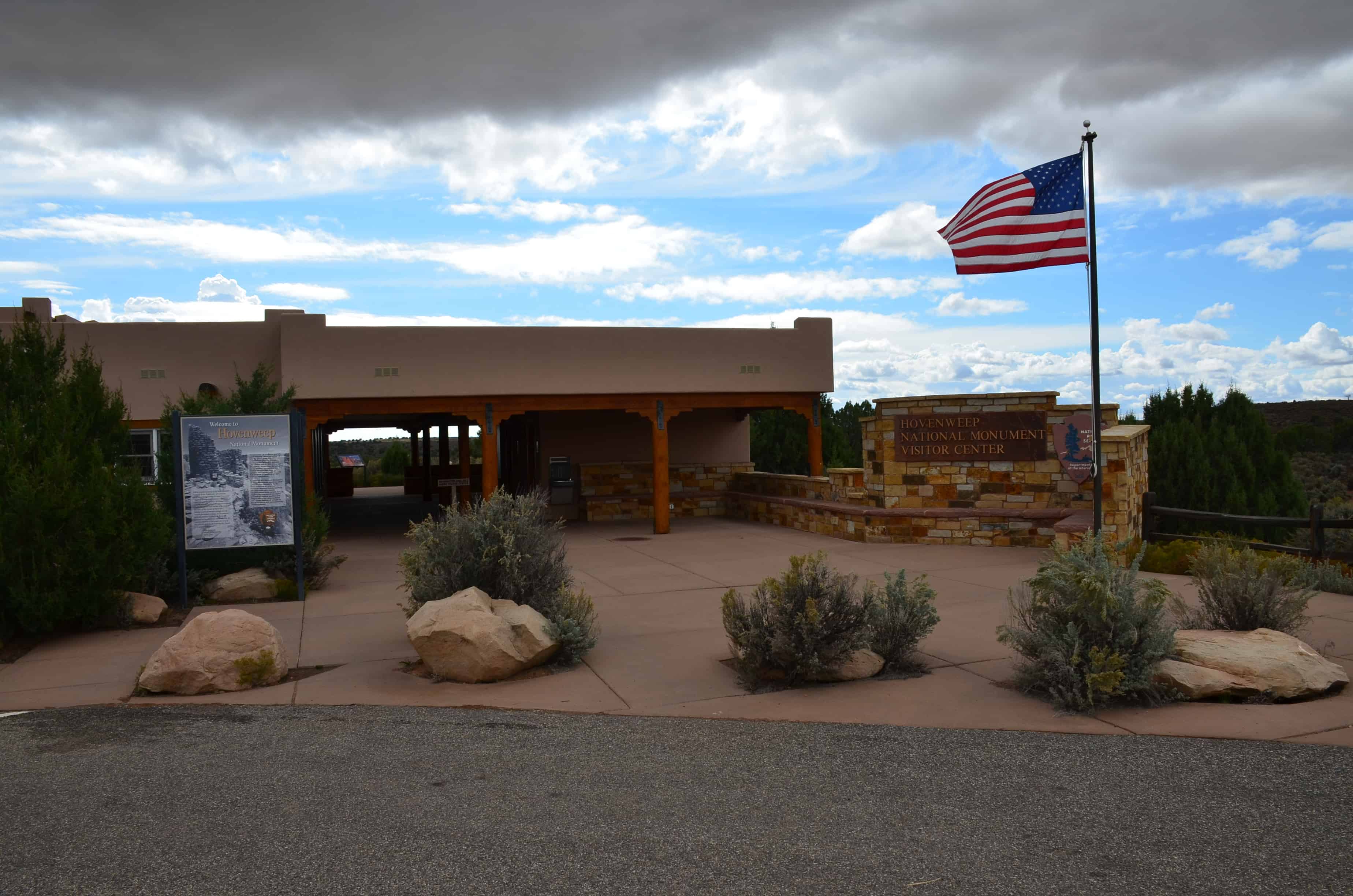Visitor center at Hovenweep National Monument in Utah