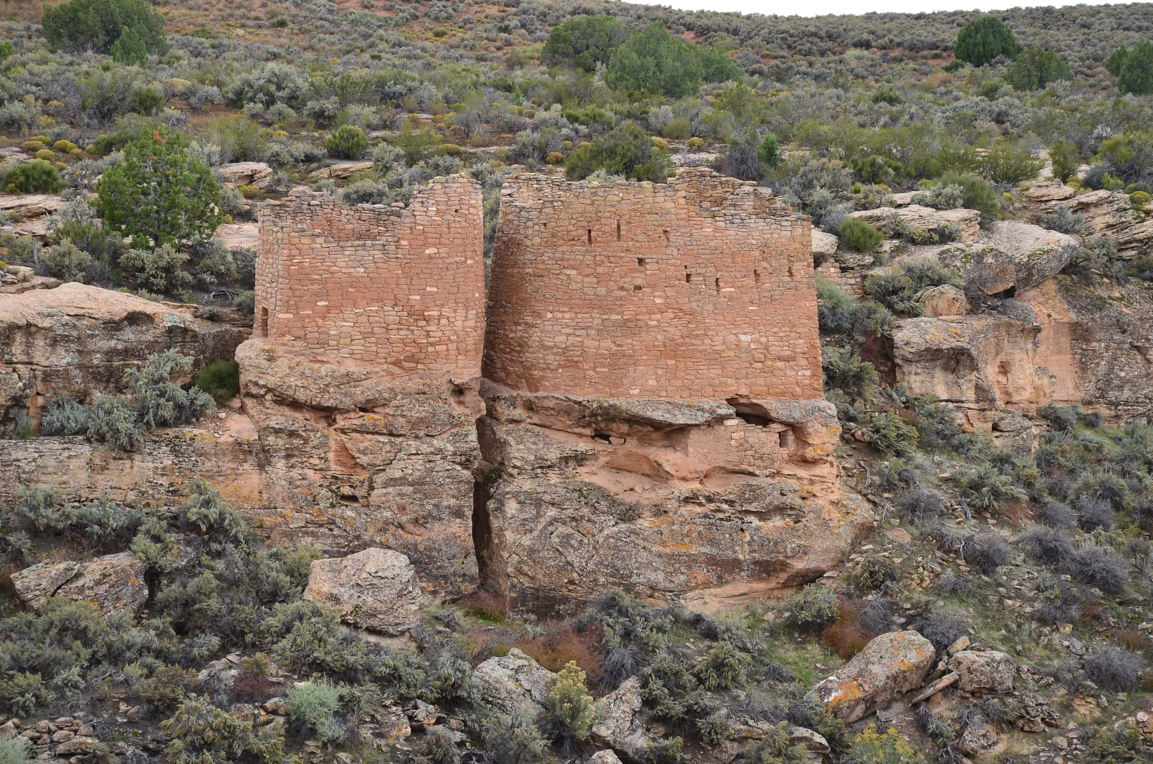 Twin Towers at Hovenweep National Monument in Utah