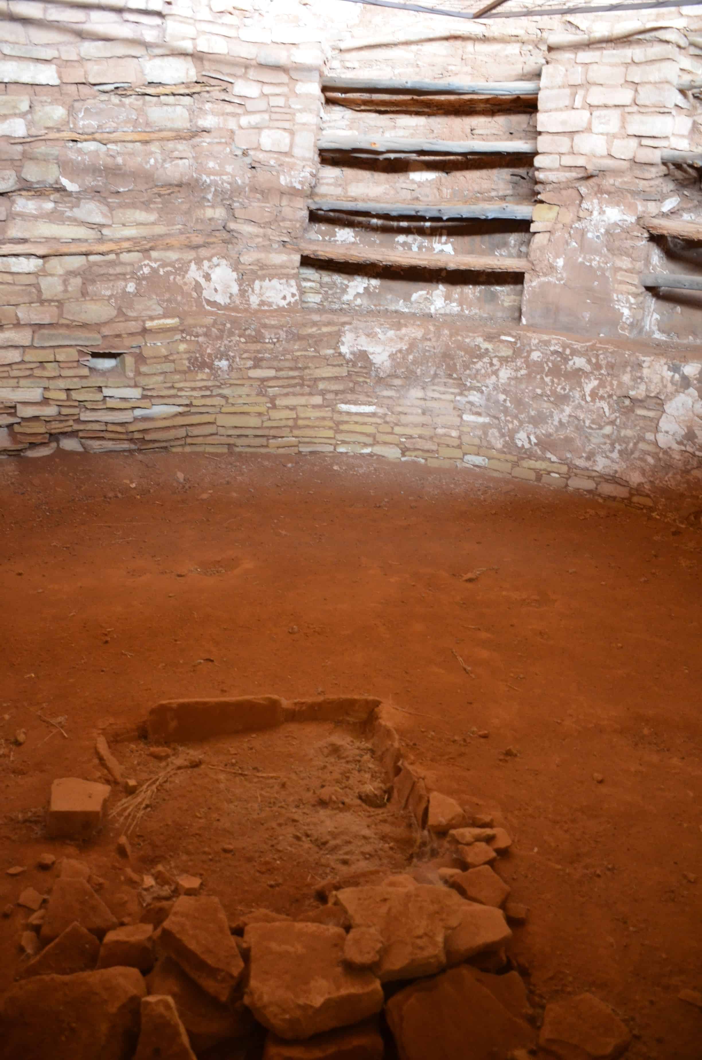 Kiva at Lowry Pueblo at Canyons of the Ancients National Monument in Colorado