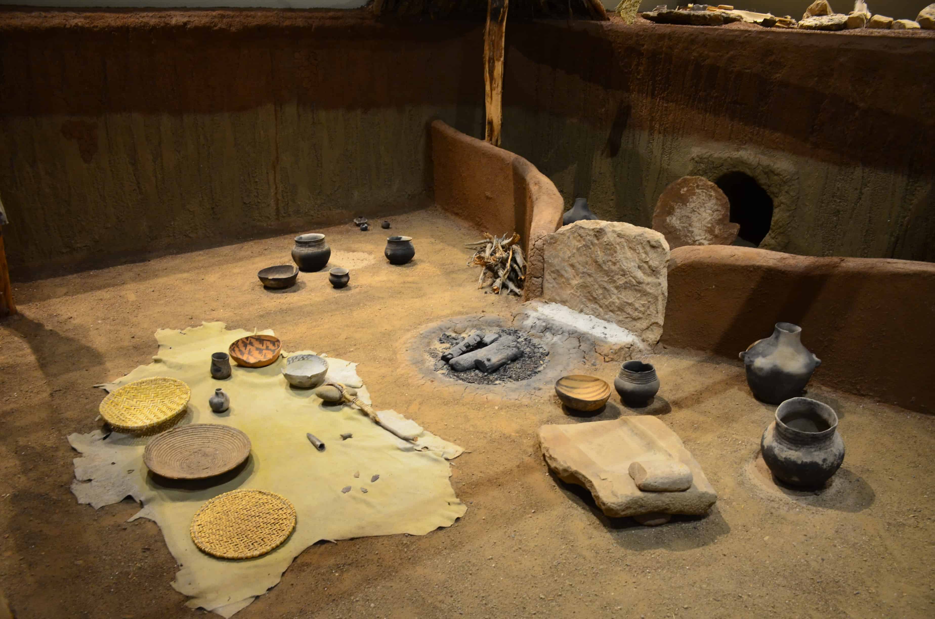 Pithouse at Canyons of the Ancients Visitor Center and Museum at Canyons of the Ancients National Monument in Colorado